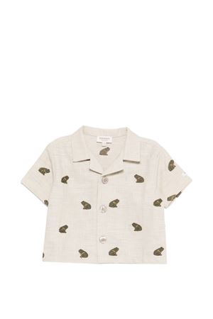 beige linen shirt DONSJE KIDS | 411680100003